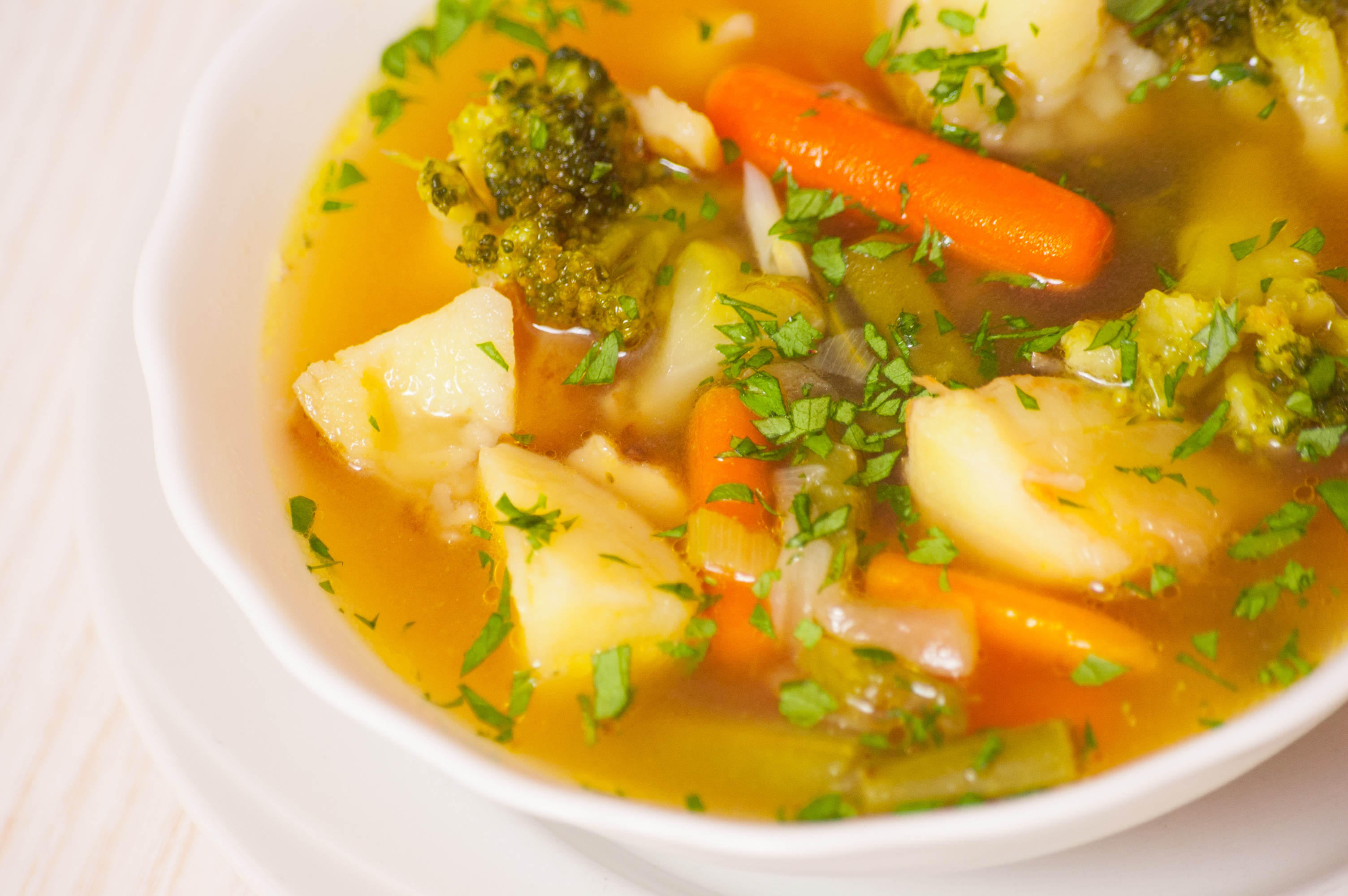Bowl of Vegetable Soup © Can Stock Photo / gongzstudio
